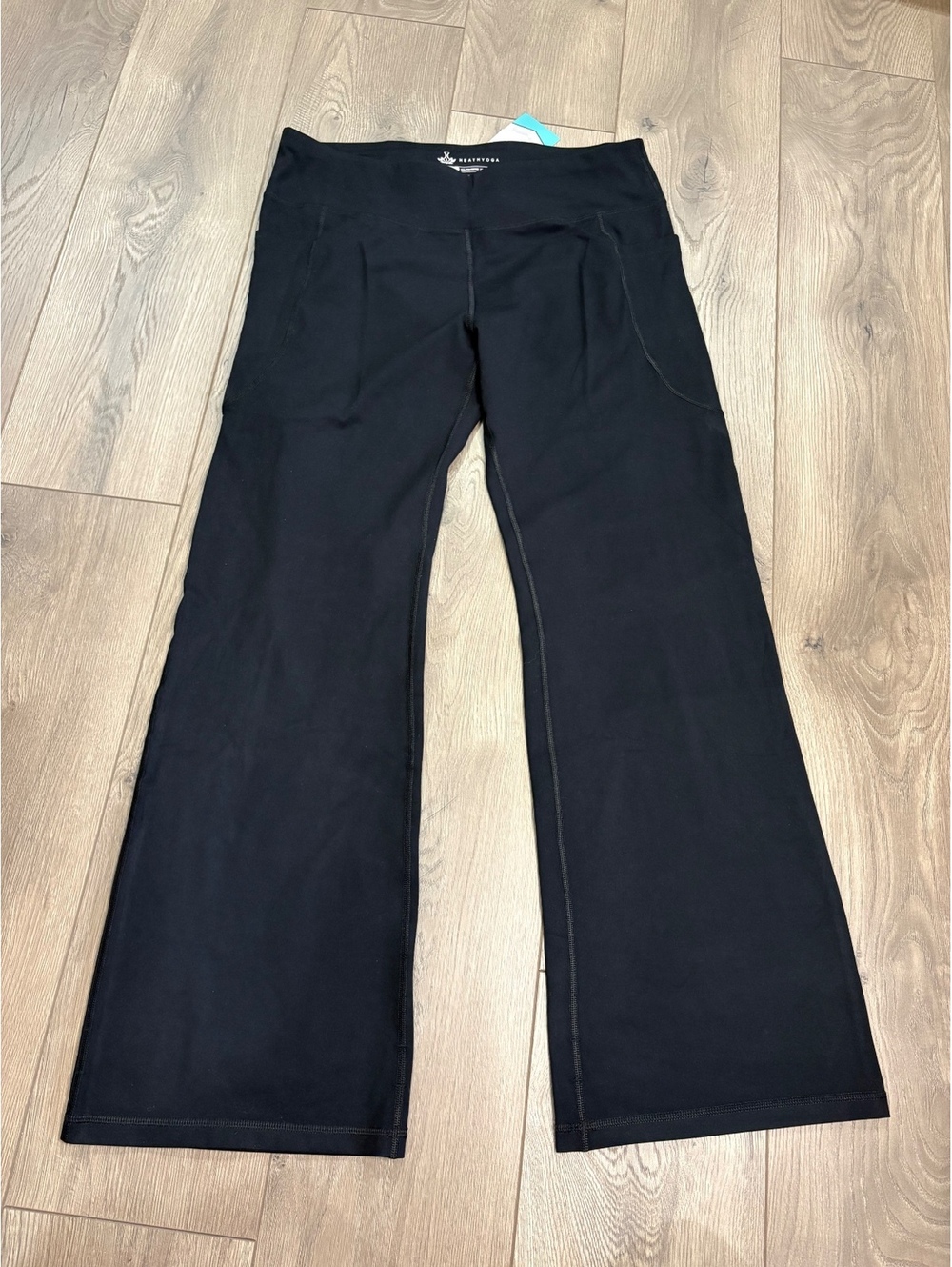 Black flare leggings HEATHYOGA NWT Size XXL